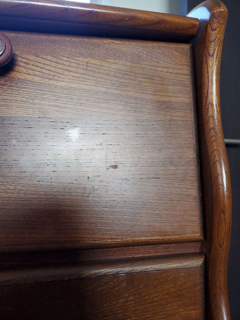 大幅値下【希少】カリモク コロニアル ドレッサー チェスト ミラー付き 国産家具