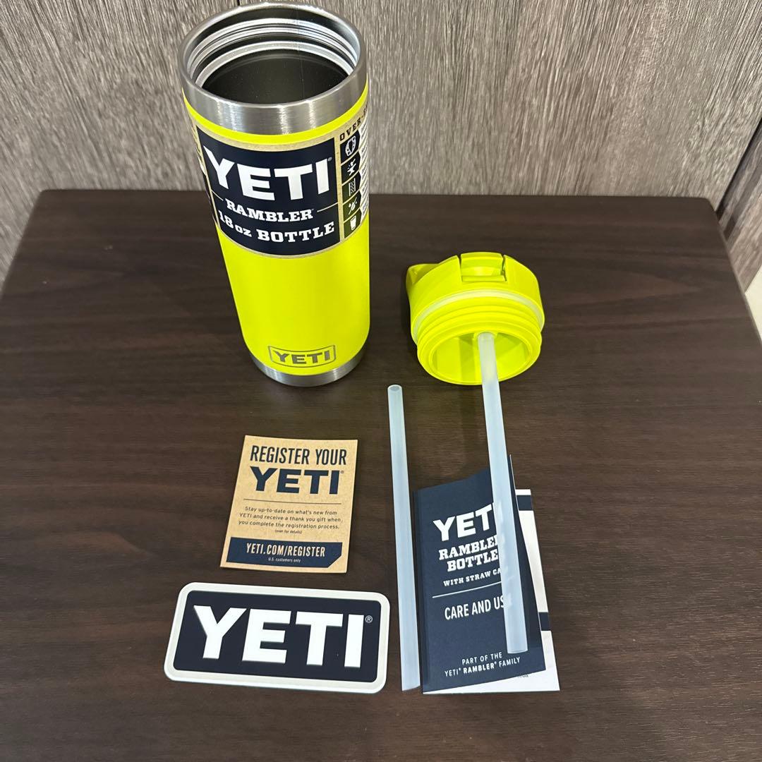 弁当箱・水筒 YETI Rambler 18 oz Bottle firefly Yellow