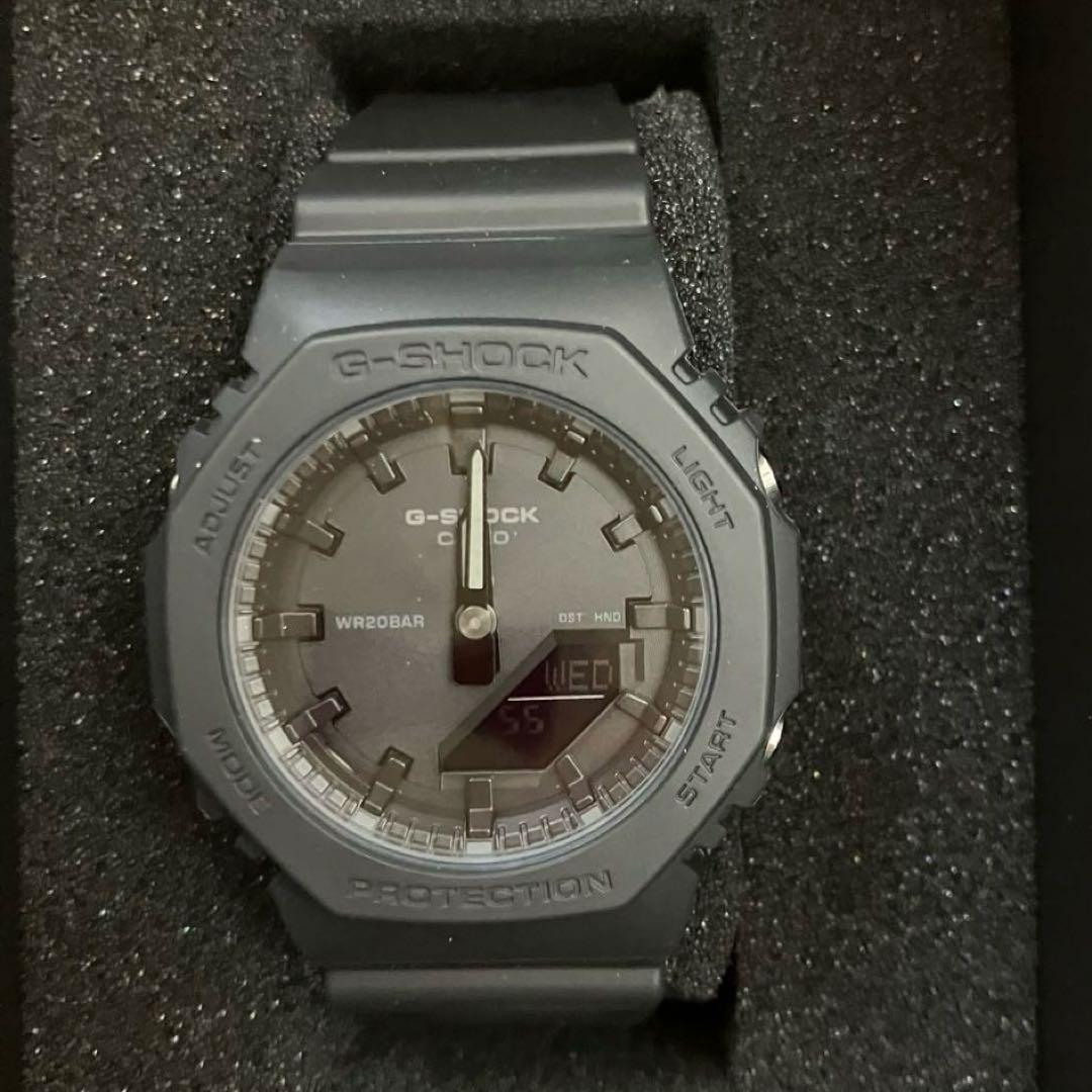 【新品未使用】CASIO G-SHOCKブラックGMA-P2100BB-1AJF