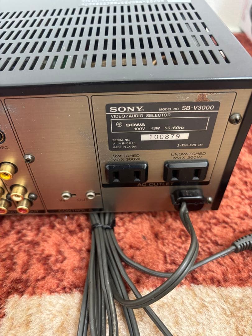 SONY ビデオ オーディオ セレクター SB-V3000