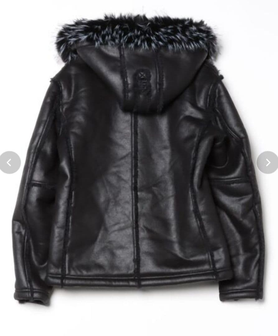 FUGA　フーガ　ファー付きムートンN2Bジャケット