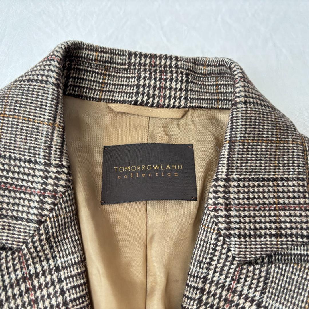 未使用 トゥモローランドコレクション ダブルブレストジャケット ブラウン 36