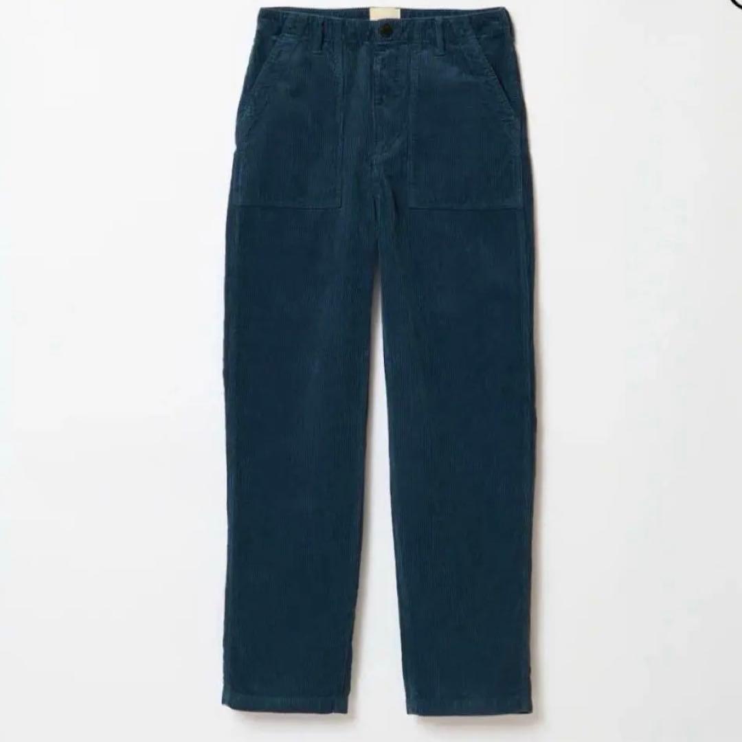 パンツ THE SHISHIKUI CORDUROY BAKER navy 32