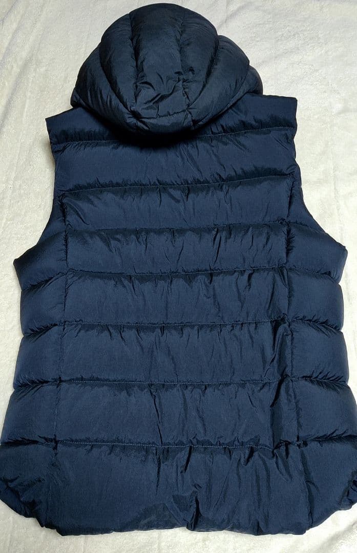【美品】TATRAS タトラス フード付きダウンベスト ネイビー サイズ4