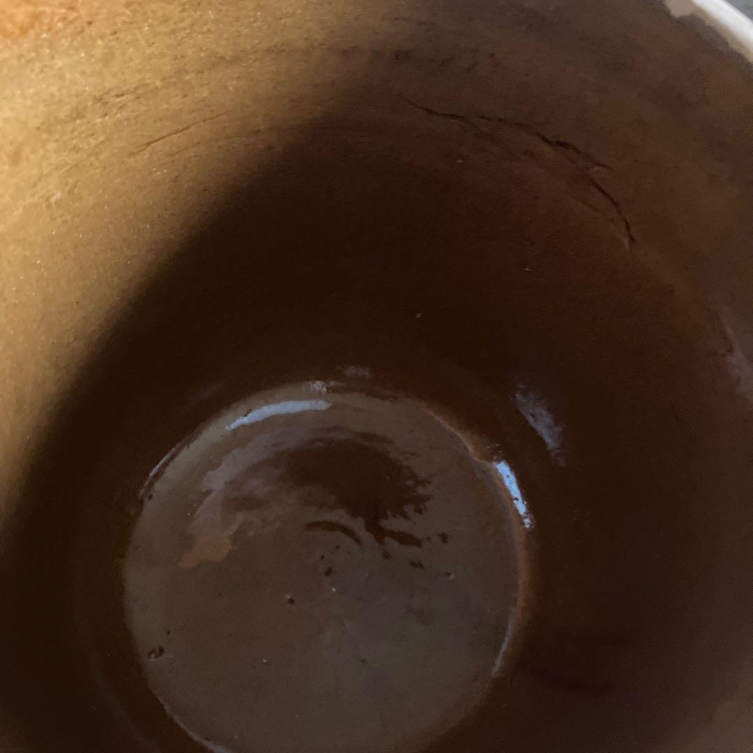 フランスアンティーク　プロヴァンス　南仏　コンフィポット　壺　蓋付き