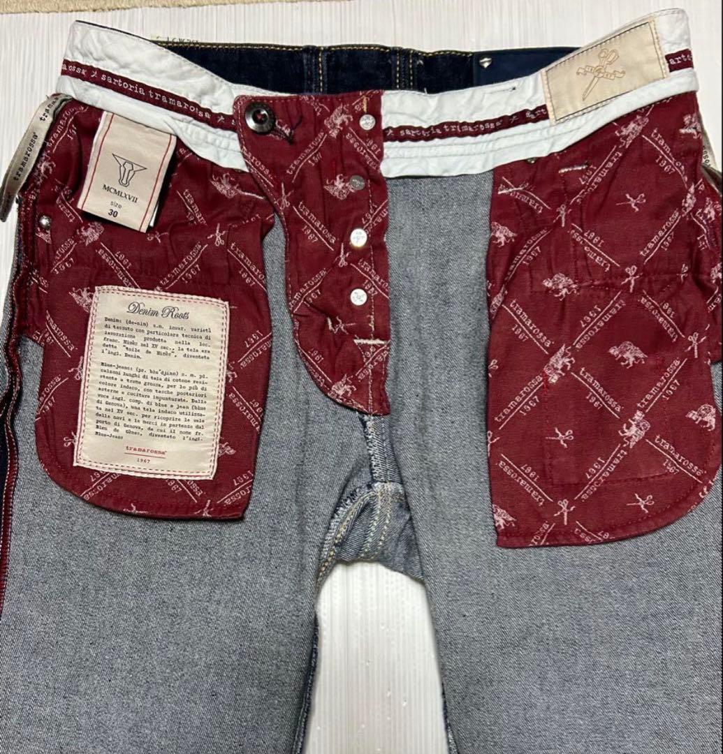 美品tramarossa Leonardo ストレッチスキニーデニム　イタリア製