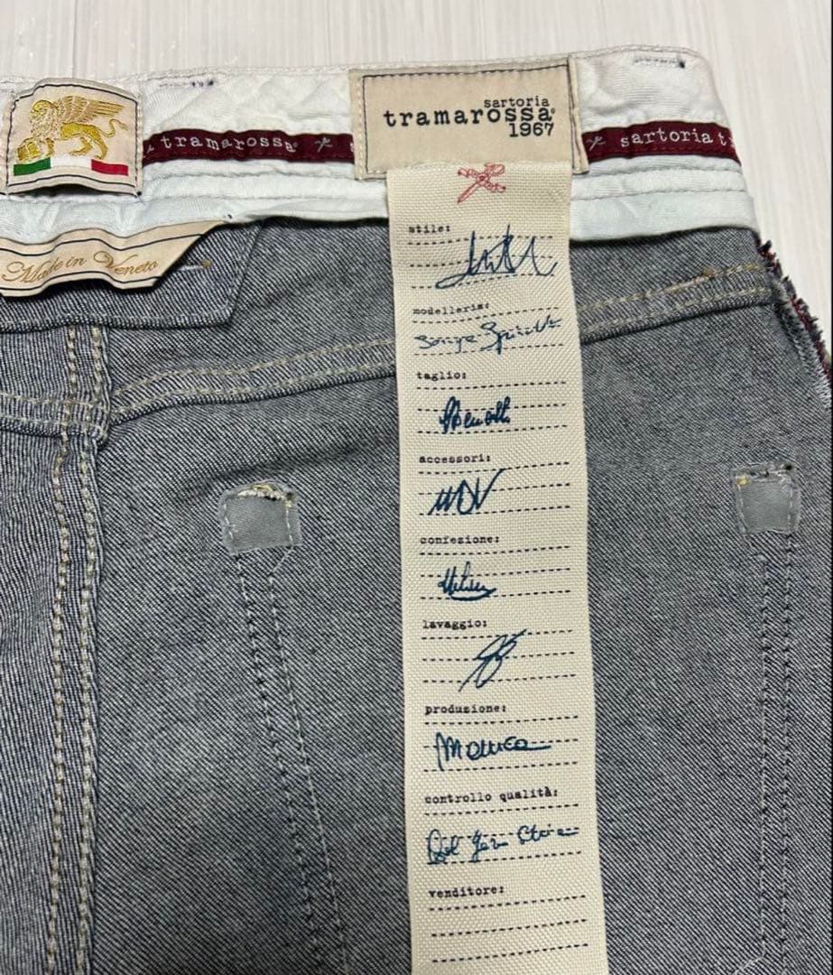 美品tramarossa Leonardo ストレッチスキニーデニム　イタリア製