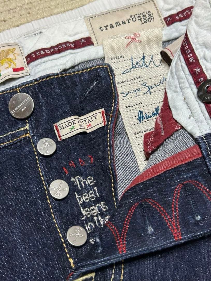 美品tramarossa Leonardo ストレッチスキニーデニム　イタリア製