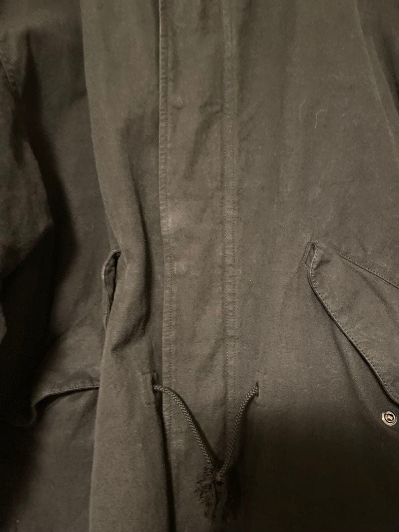 nestrobe confect 22AW コットンリネンオックスモッズコート