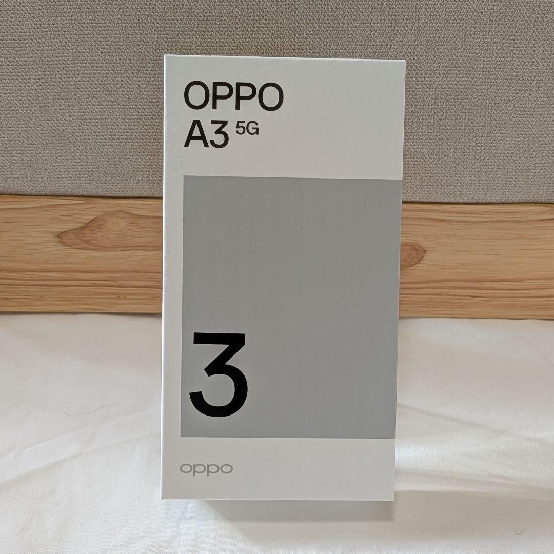 OPPO A3 5G ブラック ソフトバンク