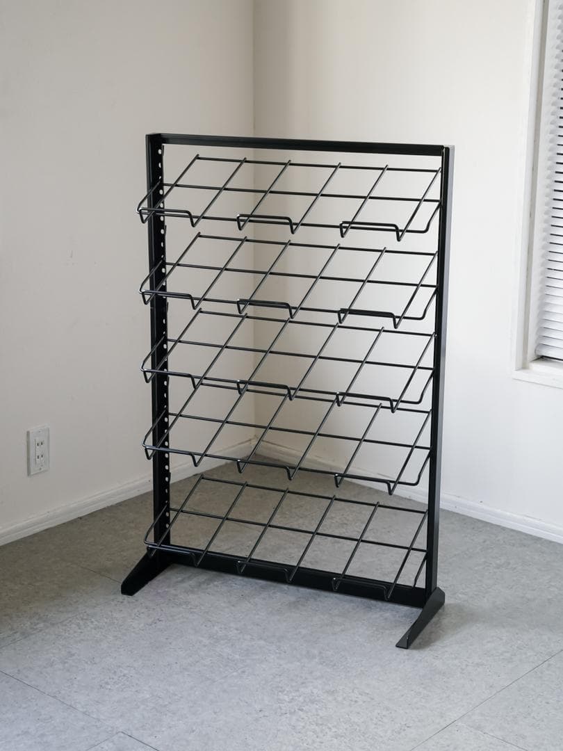 \"SANYO\" ワイヤー マガジンラック / スチールラック ミニマル モダン