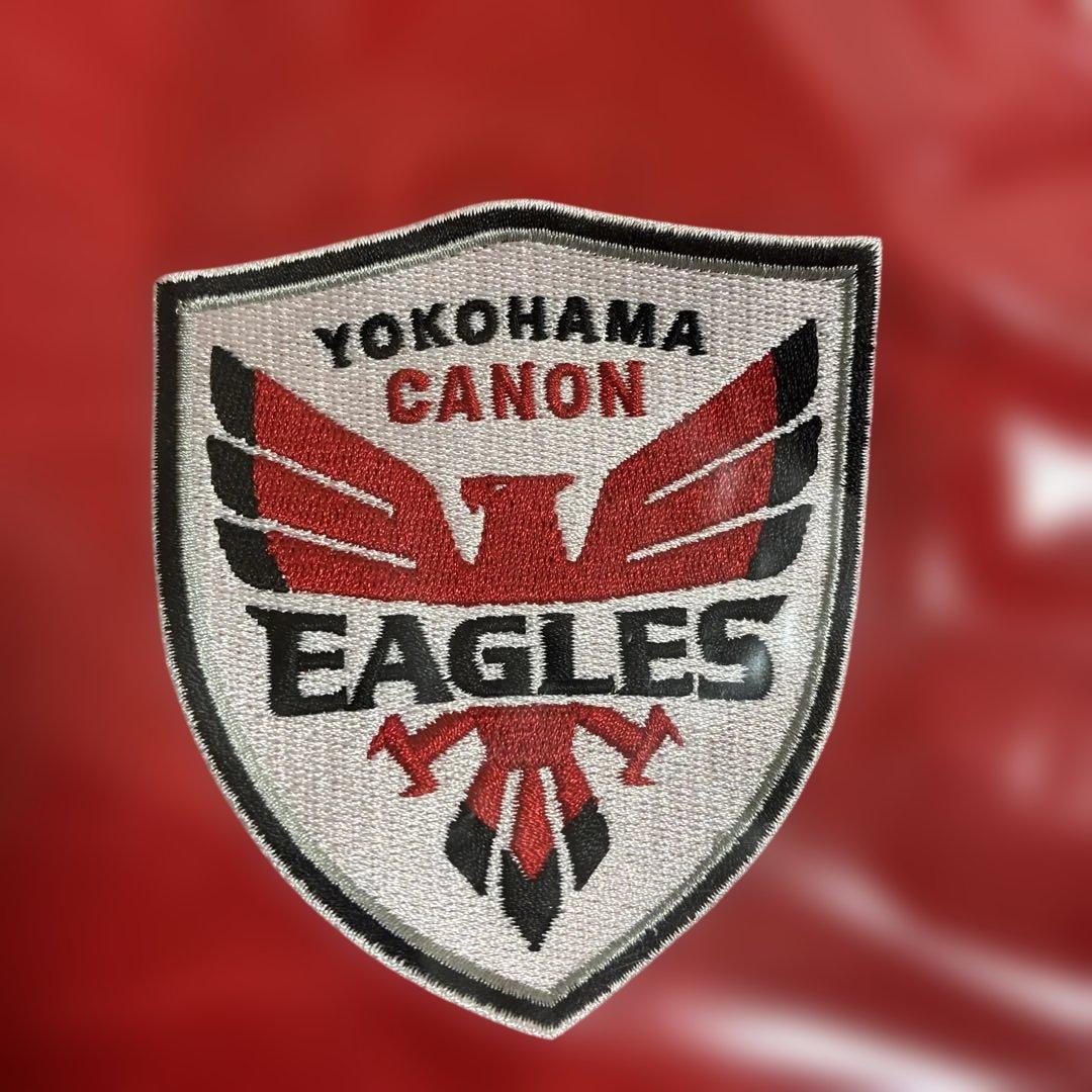 非売品 キヤノンイーグルス 赤 中綿入りスタジャン Lサイズ