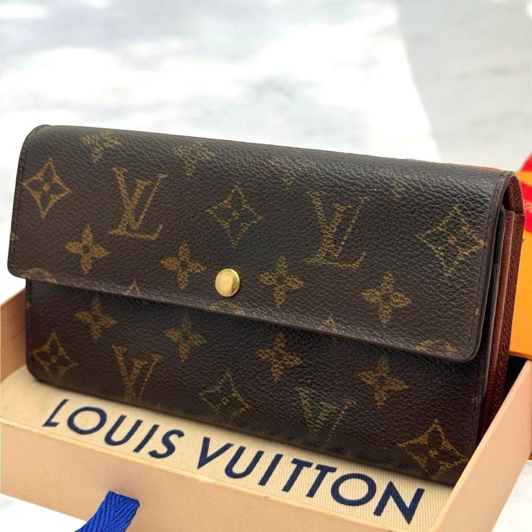 美品✨️ルイヴィトン　モノグラム　サラ　ポルトモネクレディ　長財布　Wallet