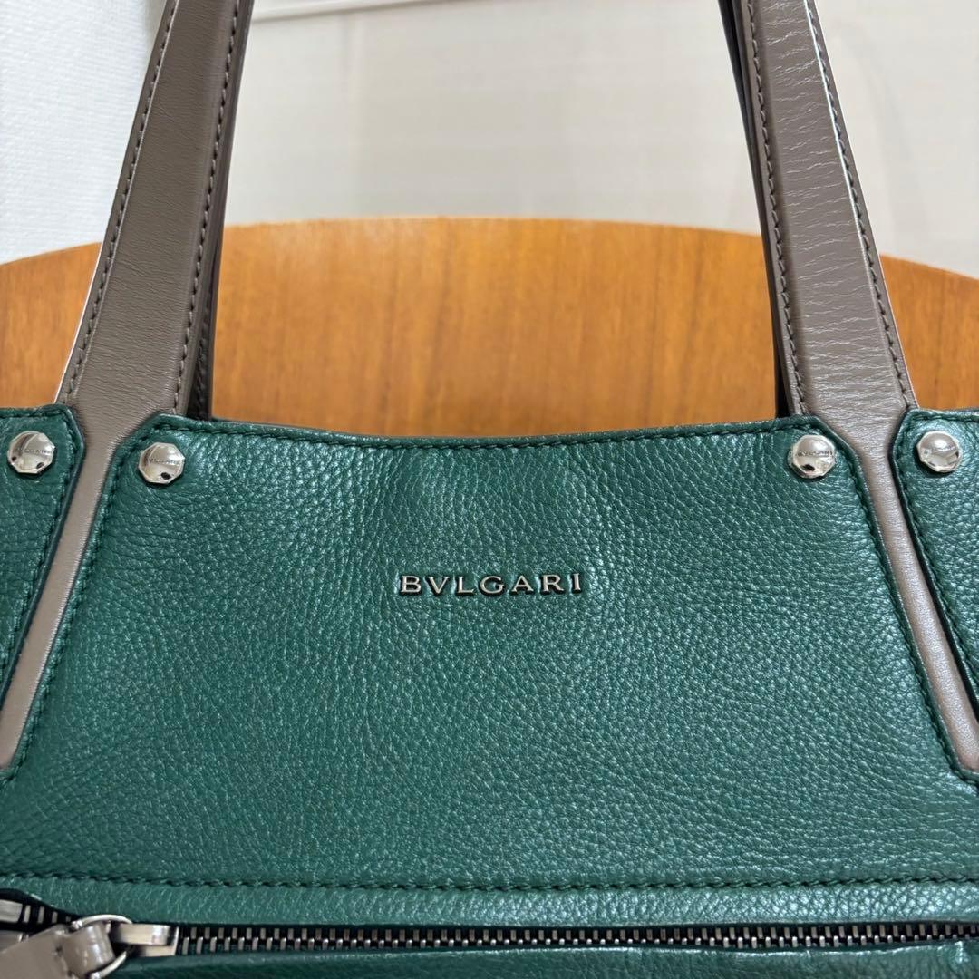 BVLGARI ブルガリ オクト レザー トートバッグ ビジネス bb7