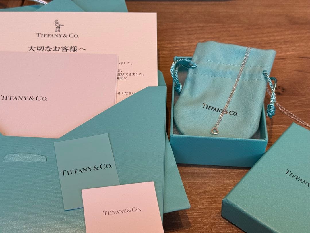 Tiffany & Co. ハート型ネックレス　オープンハート