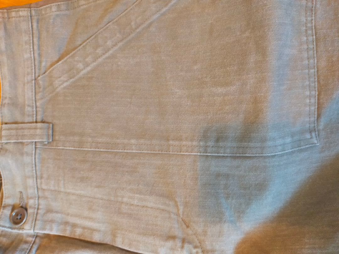 【希少】ナイジェルケーボン　ベイカーパンツ ツートン HBT 裏表切り替え