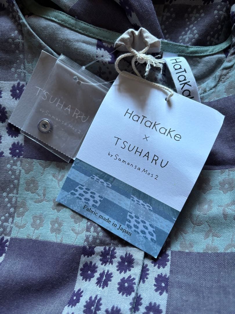 HaTaKaKe Tsuharu 袖切替ボリュームワンピース　sm2