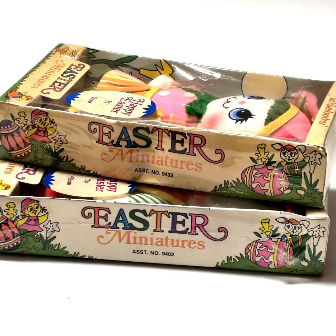 美品✨ ビンテージ ラグドール 箱入り　ペア イースターバニー ニッカーボッカー