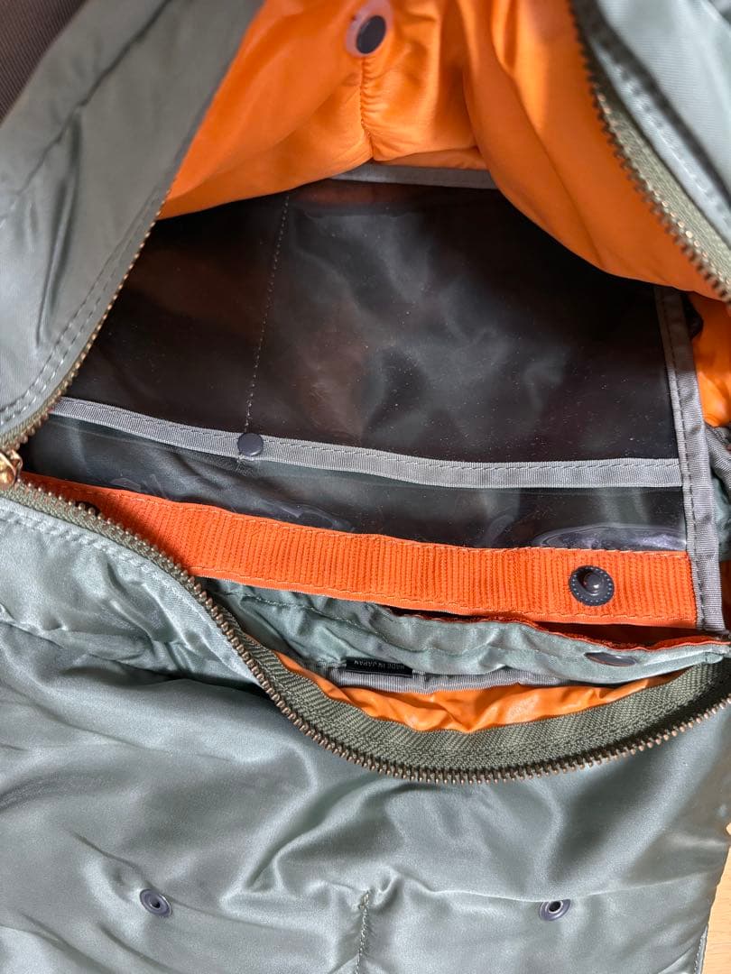 G*y様 極美品PORTER タンカー　ヘルメットバッグ　セージグリーンショルダ