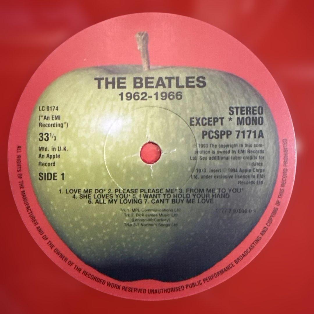 【LPレコード】ビートルズ 赤盤 青盤 限定盤