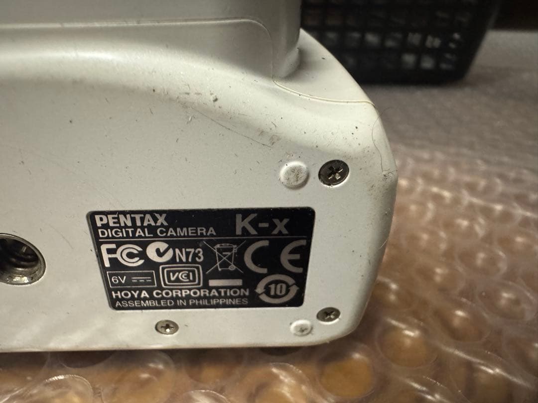 H PENTAX K-x ホワイト デジタル一眼レフカメラ 動作未確認