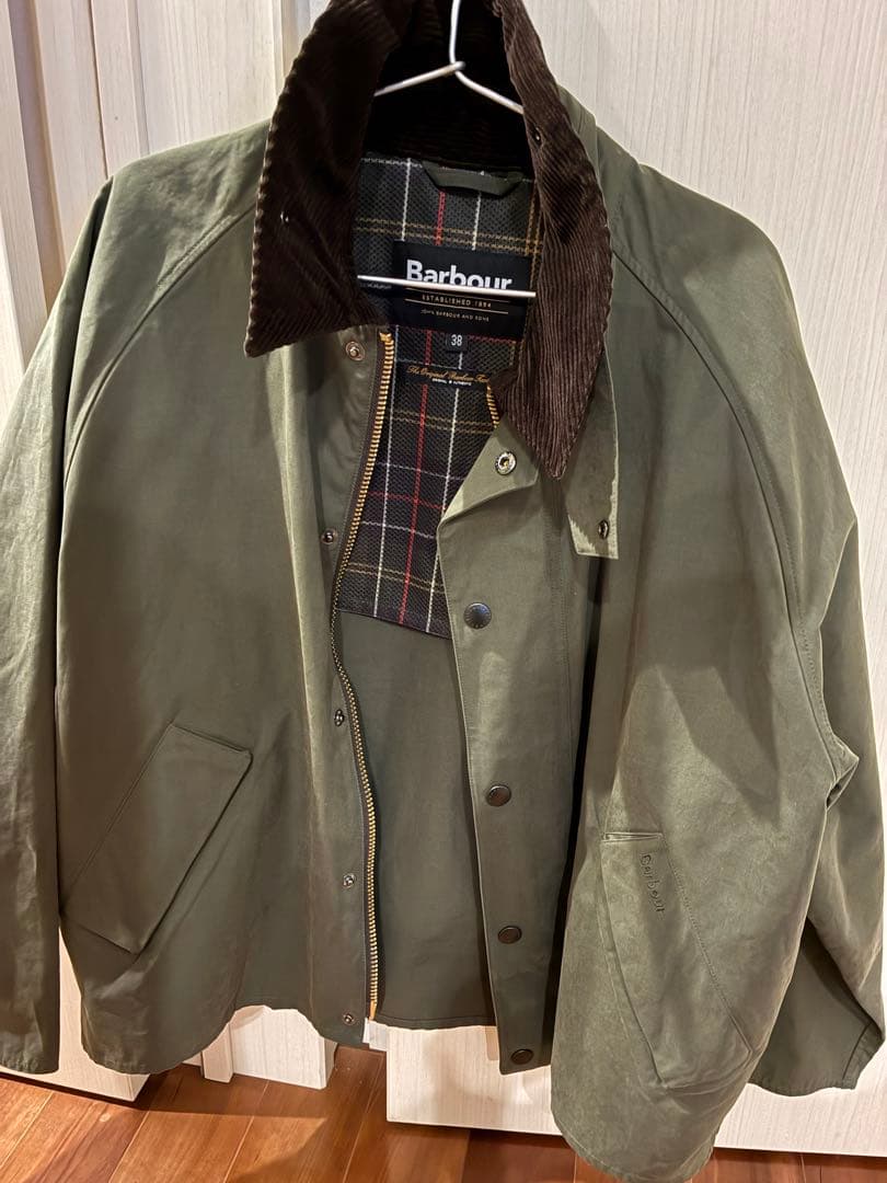 Barbour 【トランスポート】ピーチスキンノンワックスジャケットサイズ38