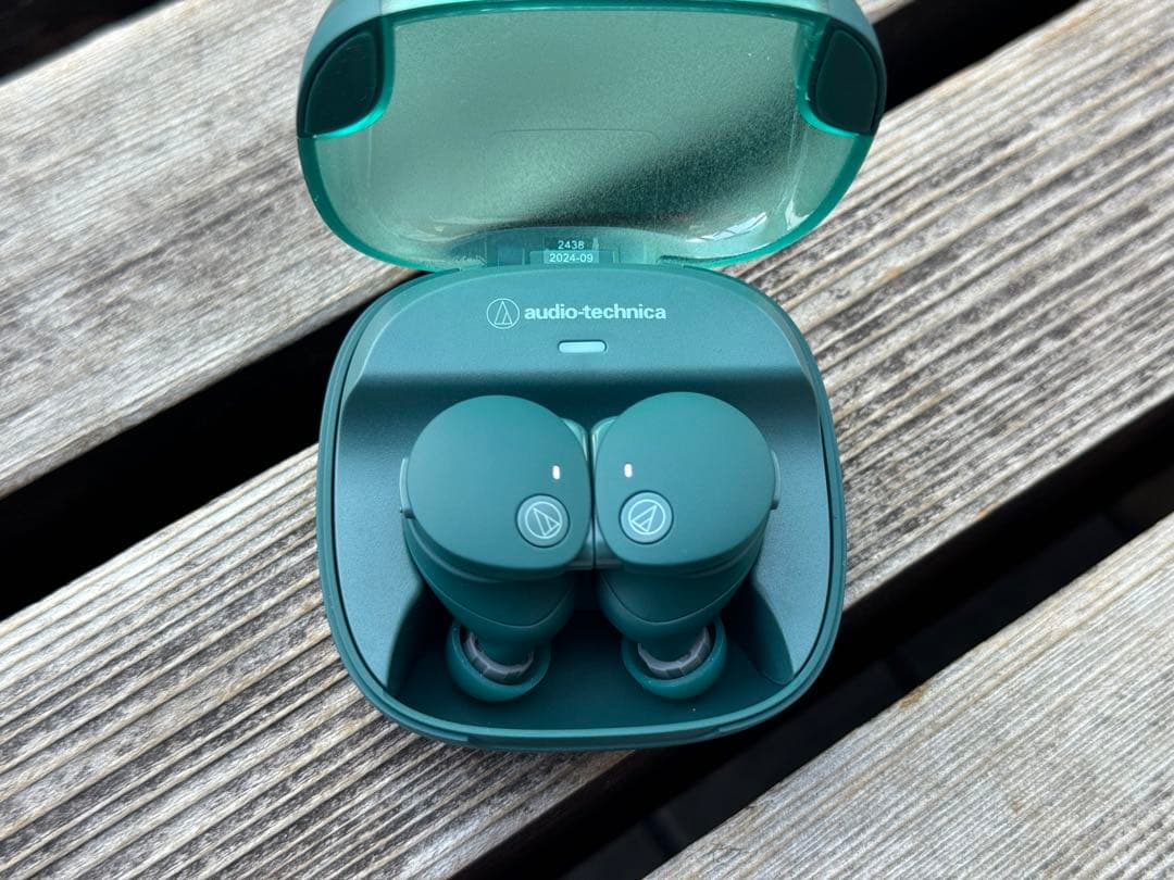 オーディオテクニカ ATH-CKS50TW2　グリーン　訳あり