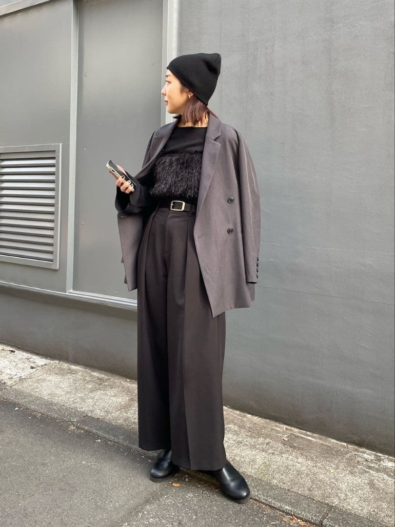 新品 Wテーラージャケット ブラウン