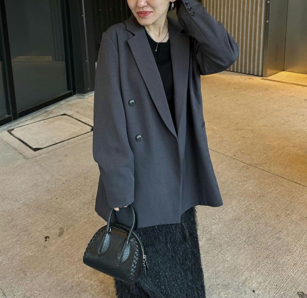 新品 Wテーラージャケット ブラウン