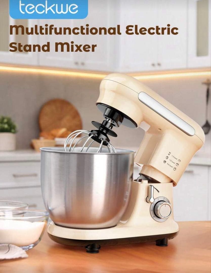 全自動多機能キッチン電気スタンドミキサー、自動生地ミキサー、家庭用泡立て器