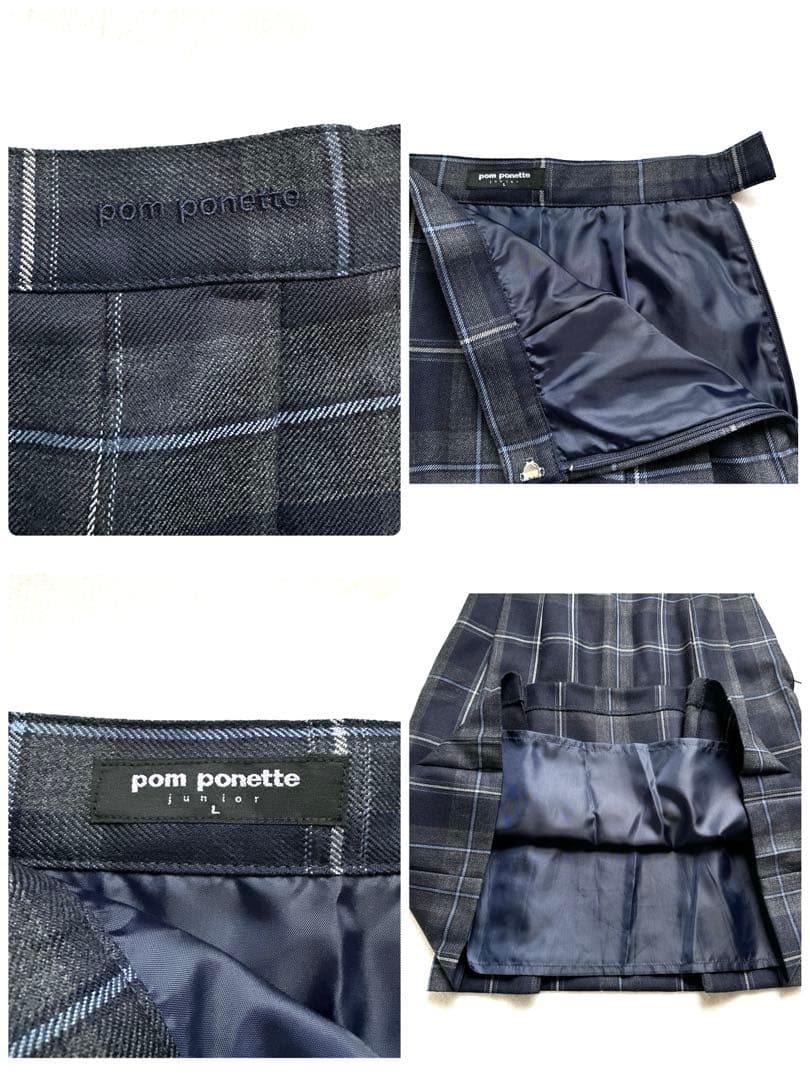 ポンポネットジュニア　卒服　受験　セレモニー　L 160 pom ponette