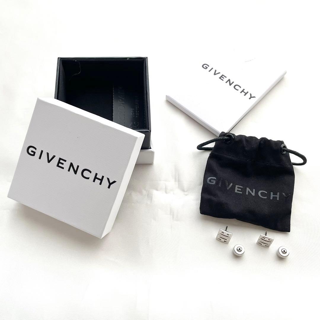 GIVENCHY ジバンシー　ロゴ　4G ピアス　シルバー　メンズ　レディース