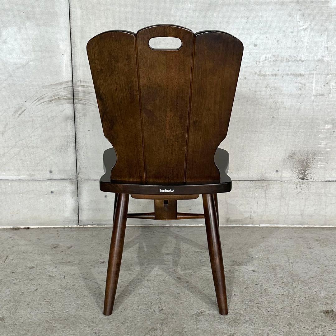 ✦karimoku✦ カリモク RUSTIC チェア／ニング 椅子／昭和レトロ