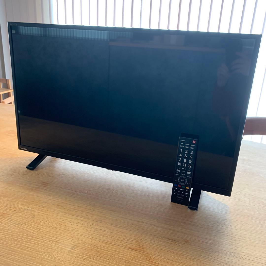 【美品】TOSHIBA 液晶テレビ 32S24 リモコン付き　2021年製