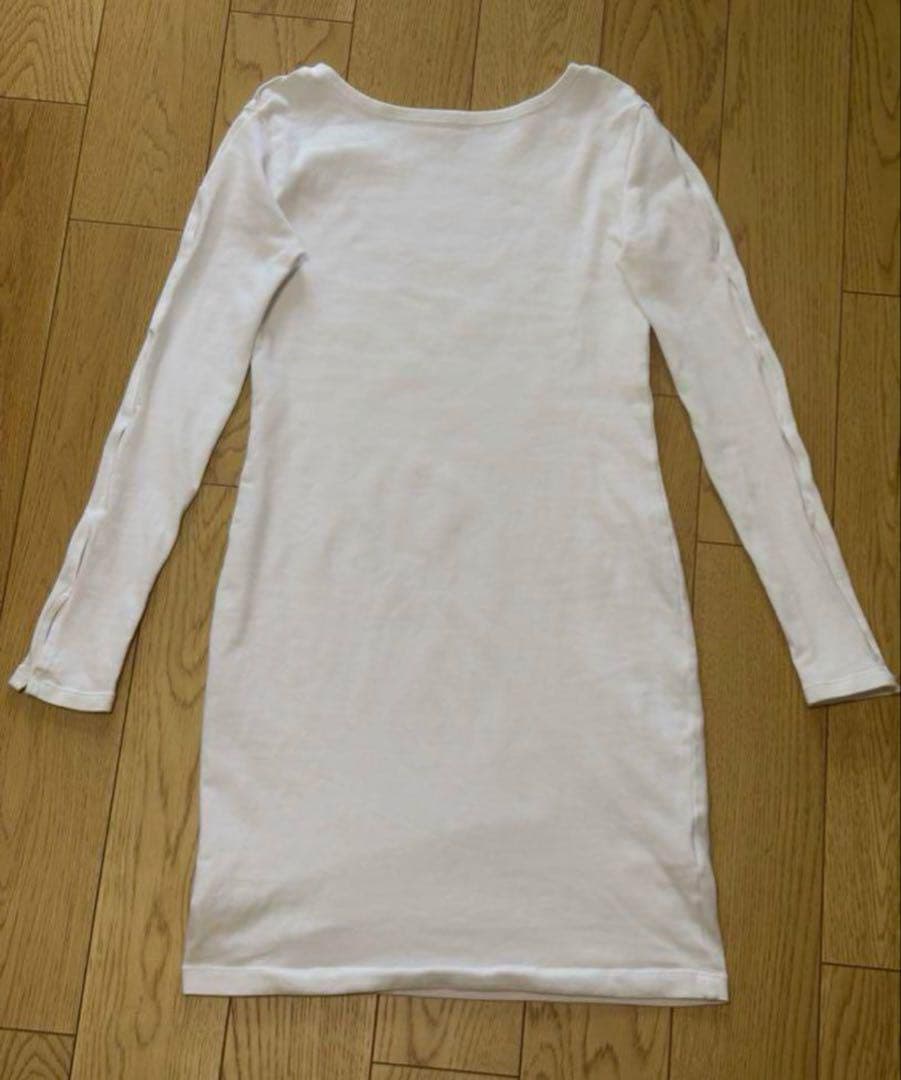 トップス yo BIOTOP open sleeve cotton mini dress