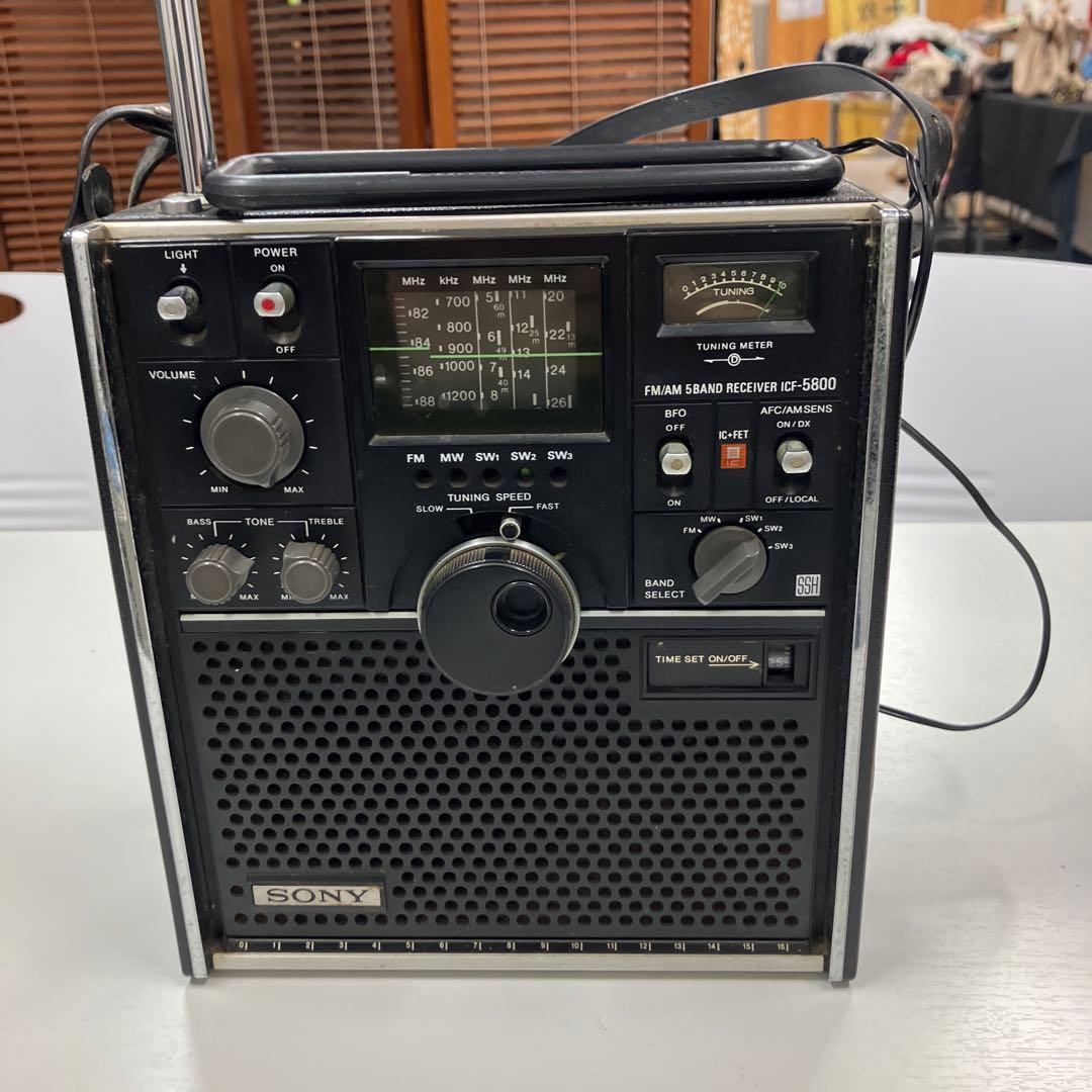 優*美様 SONY ICF-5800 BCLラジオ受信機