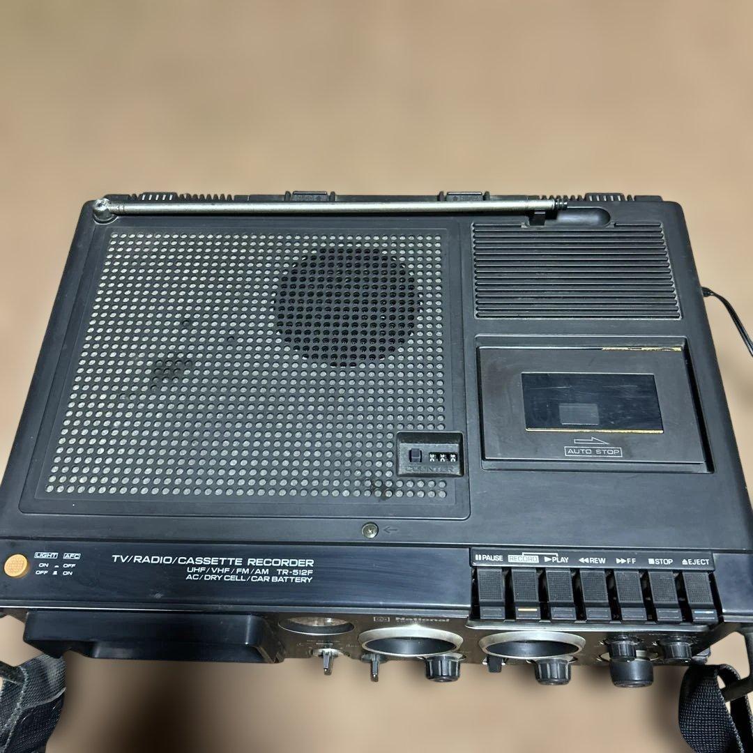 National TV付きラジカセTR−512Fジャンク品