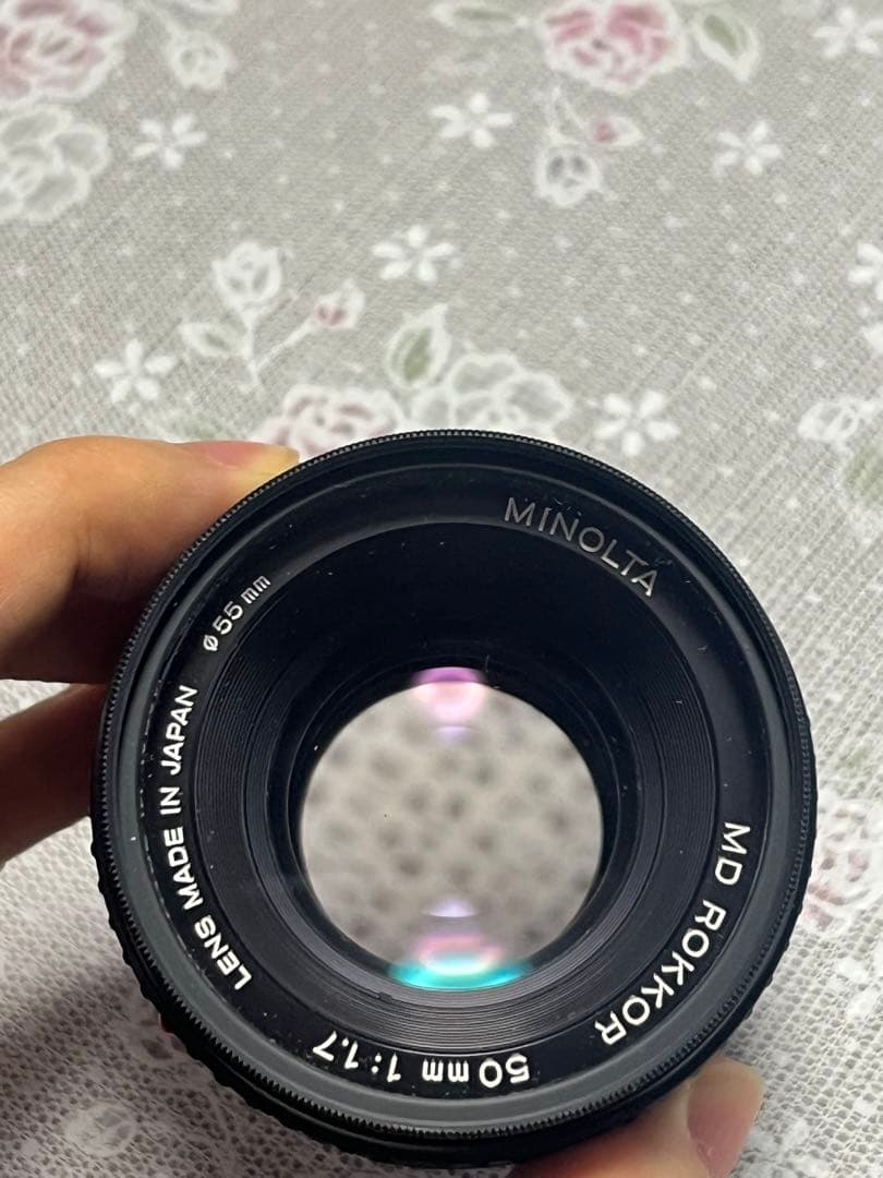 Minolta XE MD ROKKOR 50mm F1.7 レンズ付き