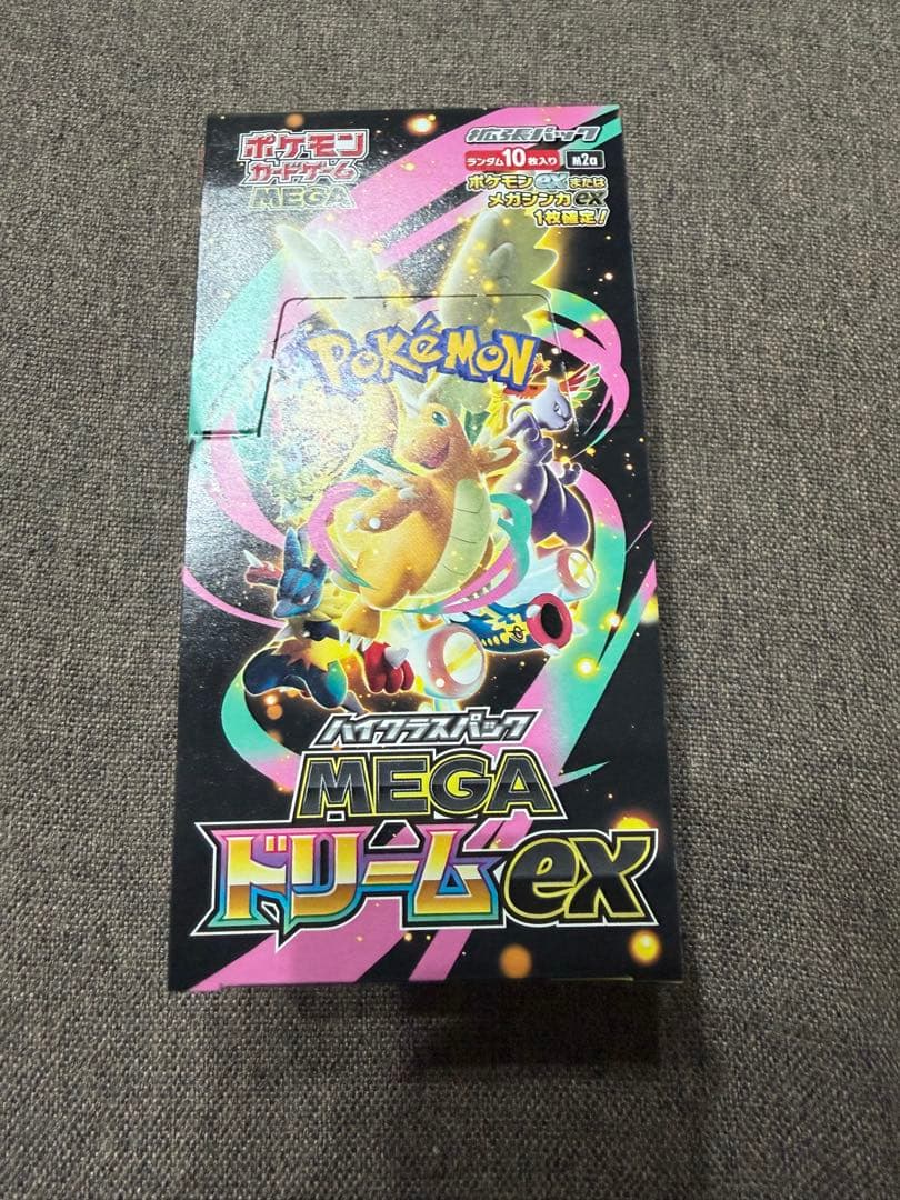 ポケモンカードゲーム MEGAドリームex BOX シュリンク無し