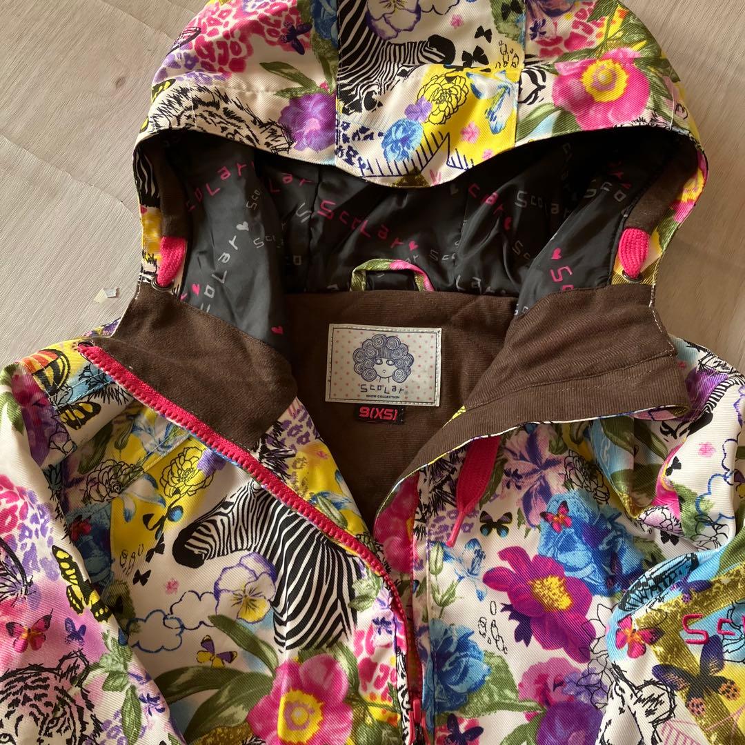 1E✨scalarスカラー✨スキーウェア 上下セット レディースM