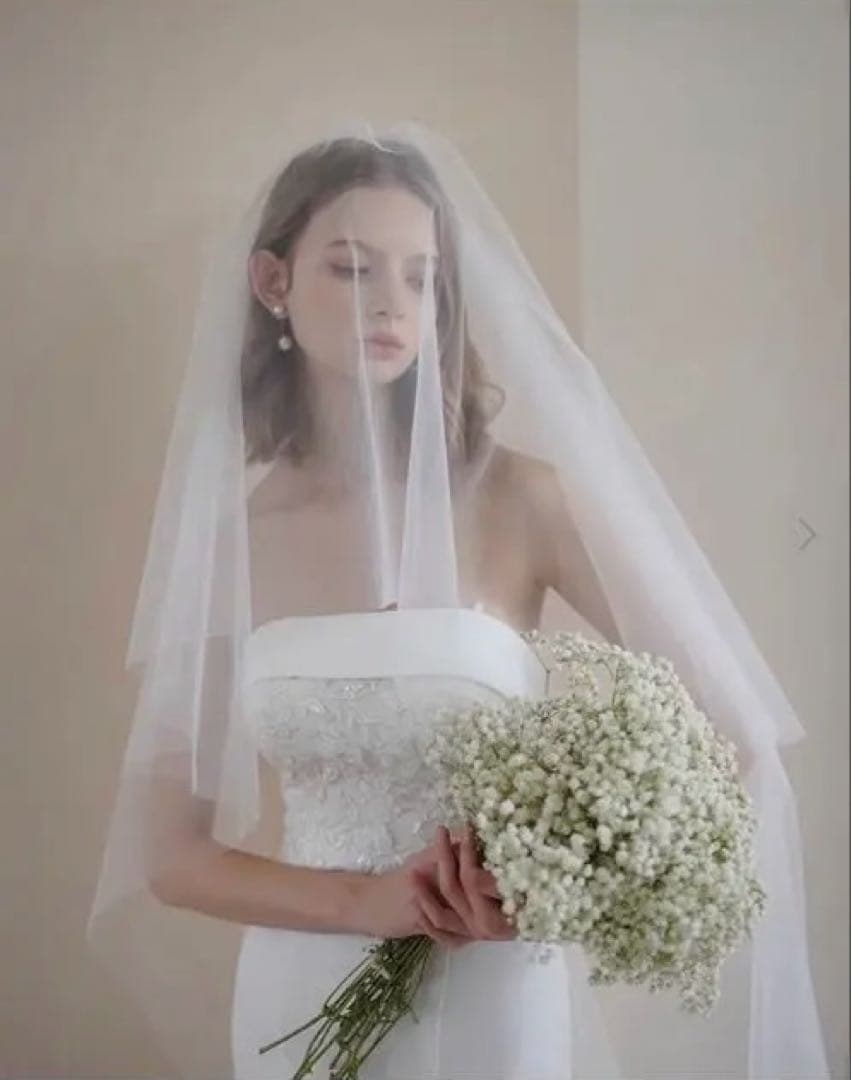 ベアトップ ウェディングドレス 結婚式 マーメイド