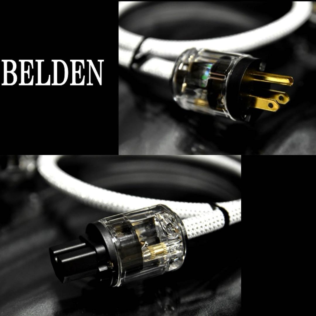 【真鍮】BELDEN ベルデン 19364 電源ケーブル 1.5m