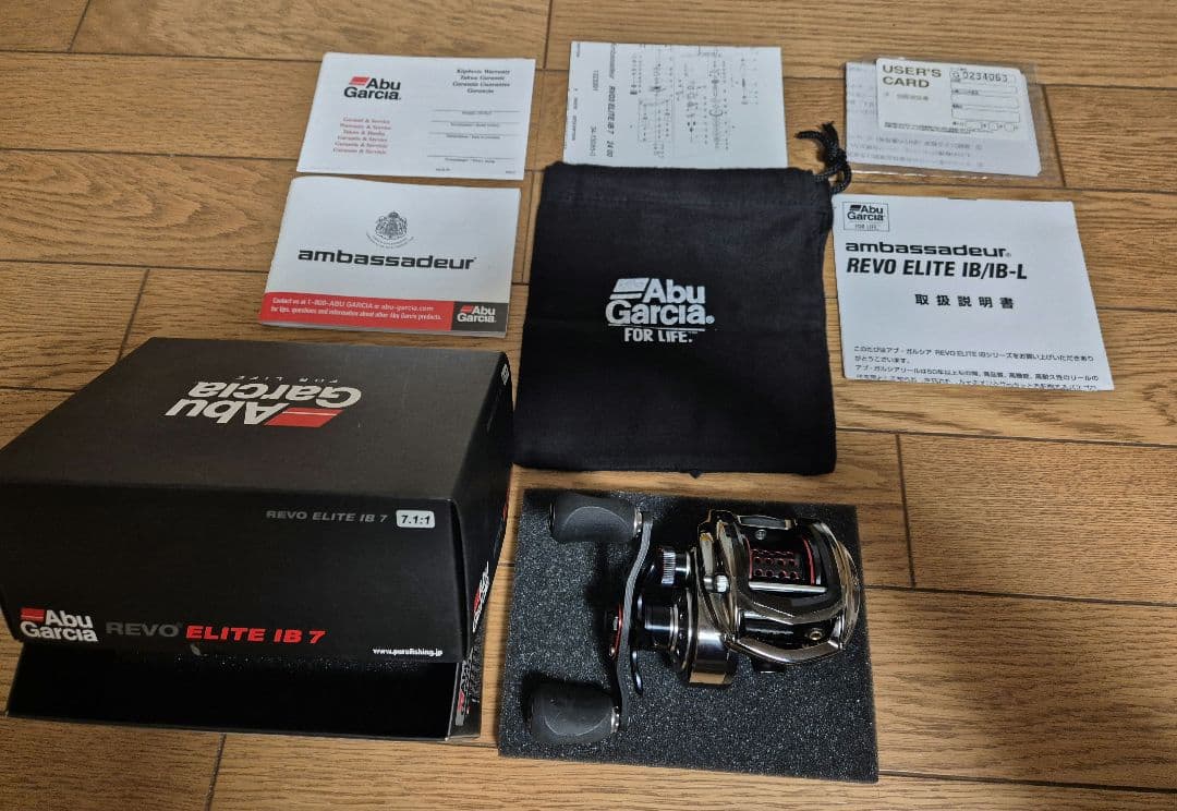 Abu Garcia Revo Elite IB 7 ベイトリール　右ハンドル