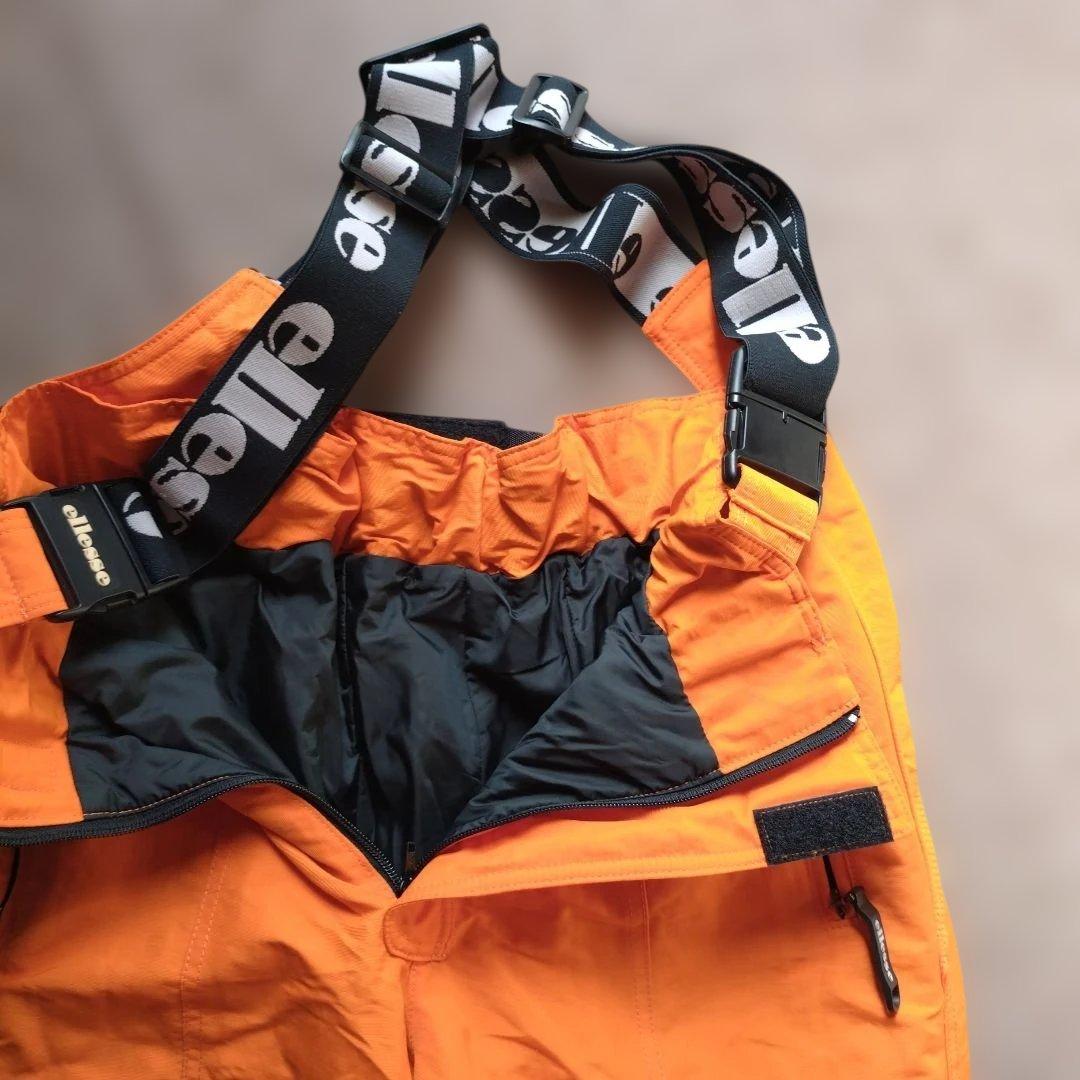 松*様 ellesse オレンジ 防水ジャケット・パンツセット、スキー、スノボー