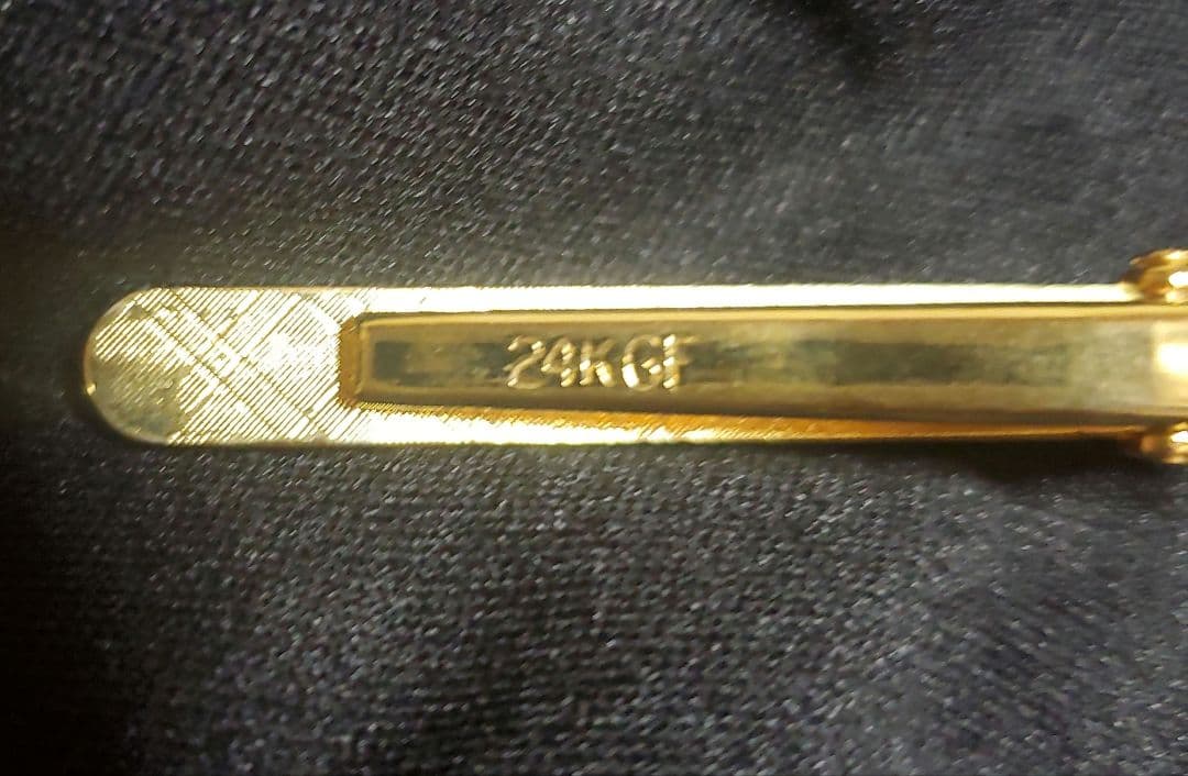 カルティエ24KGFネクタイピン