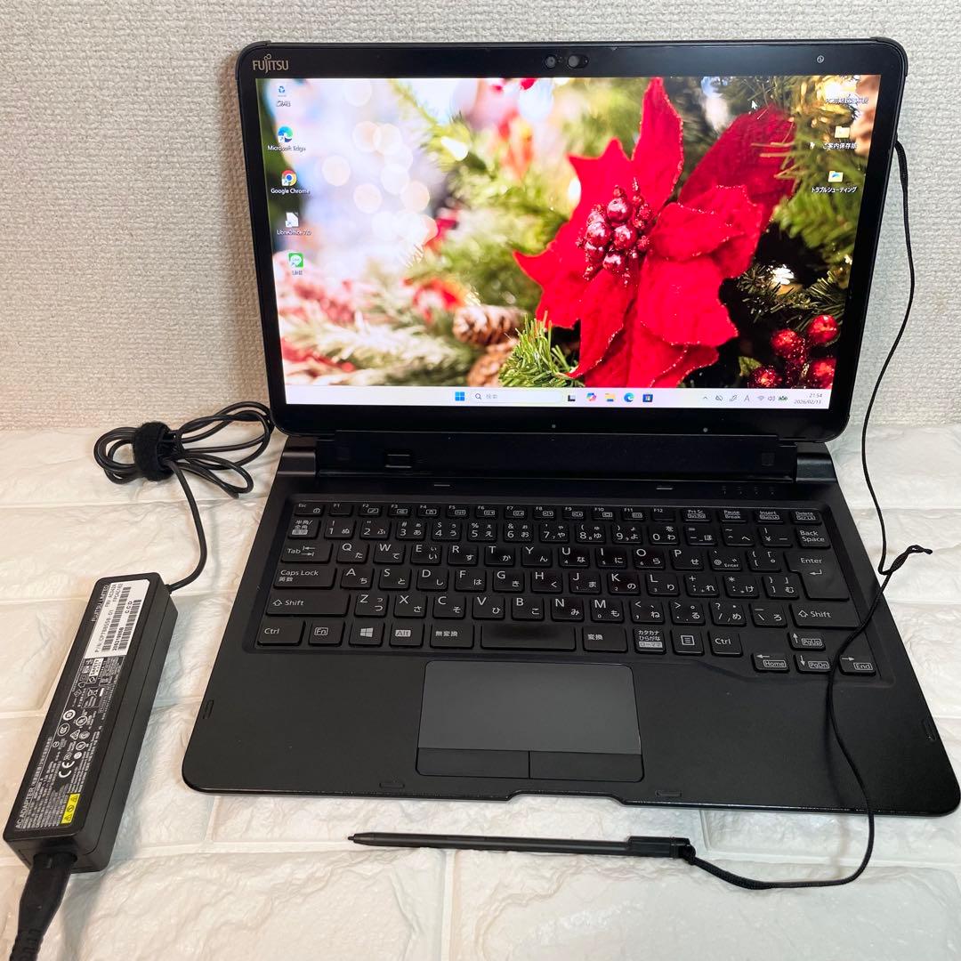【即使用OK】タブレットPC i3-第10世代 SSD Office 富士通