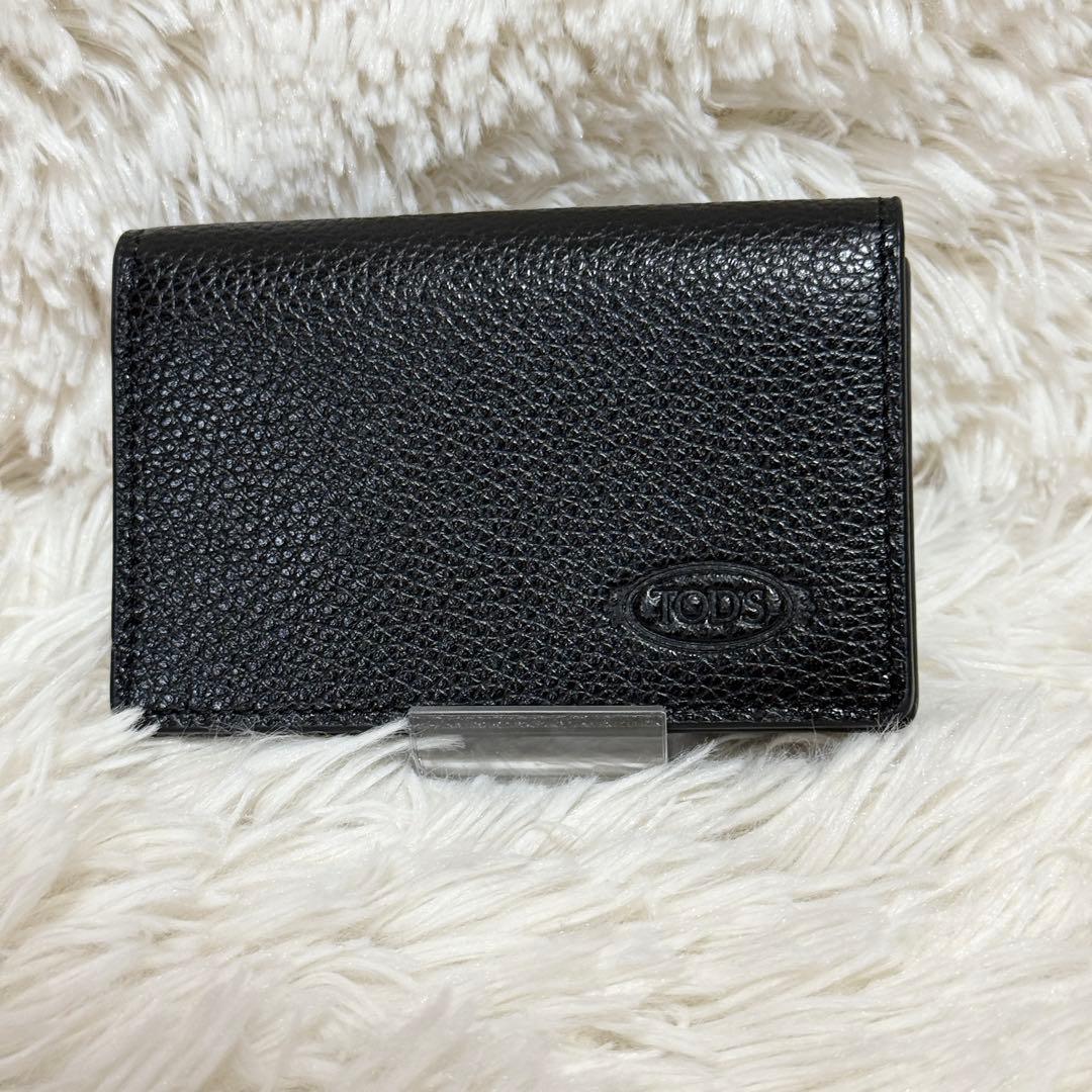 【極美品】TOD'S 名刺入れ　型押しロゴ マルチカラー