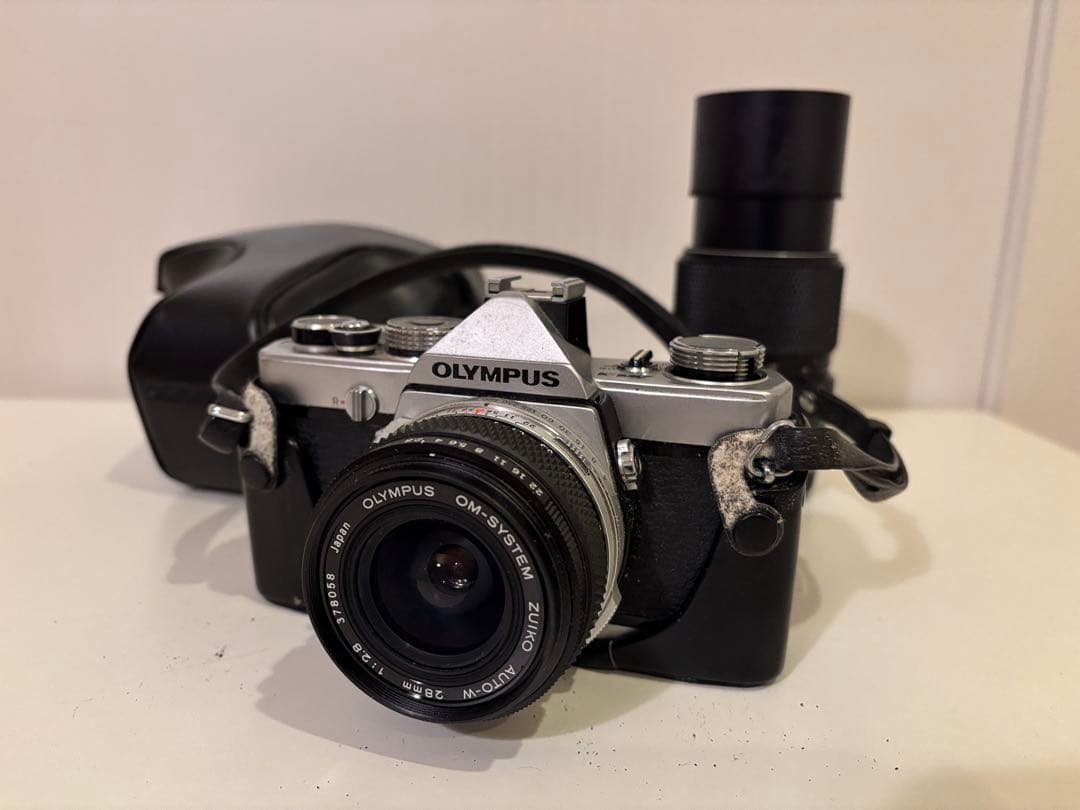 オリンパス OLYMPUS　超希少　M-1 レンズ2本付き フィルムカメラ