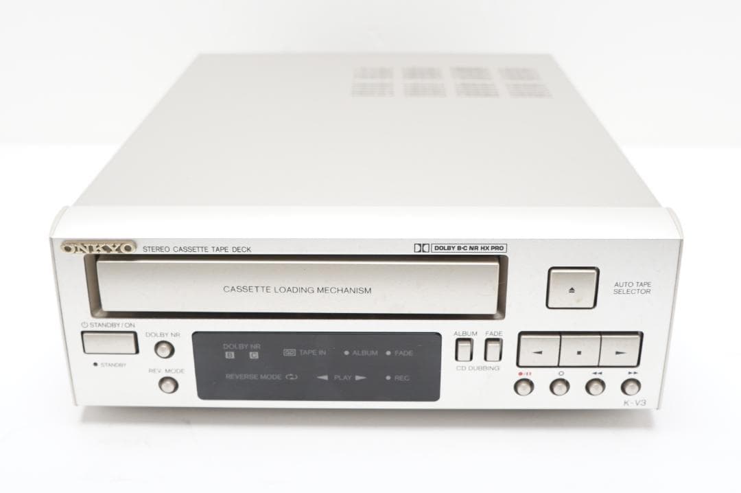 動作　ONKYO K-V3 ステレオカセットテープデッキ