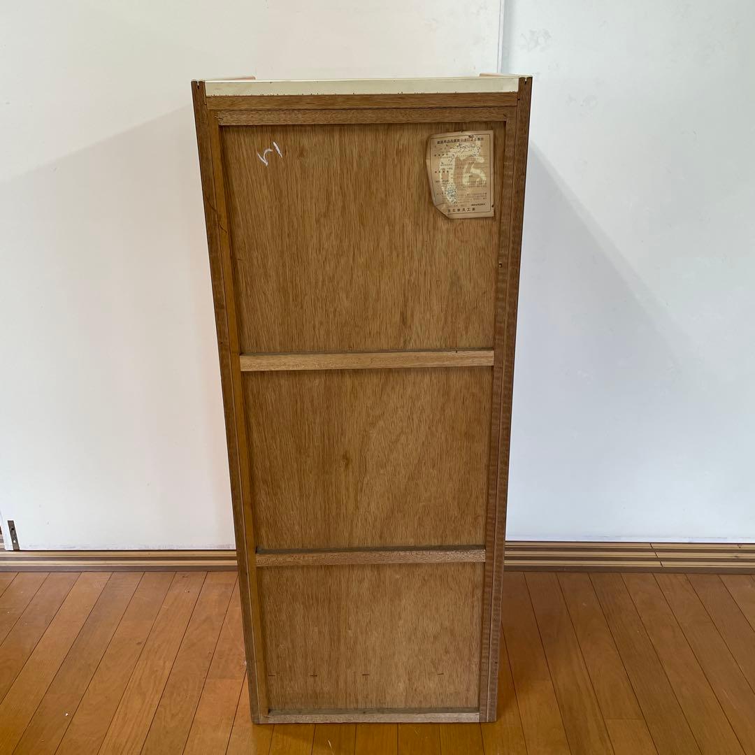 昭和レトロ　タンス　オレンジ　7段